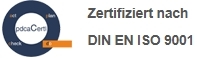 ISO 9001 Zertifikat